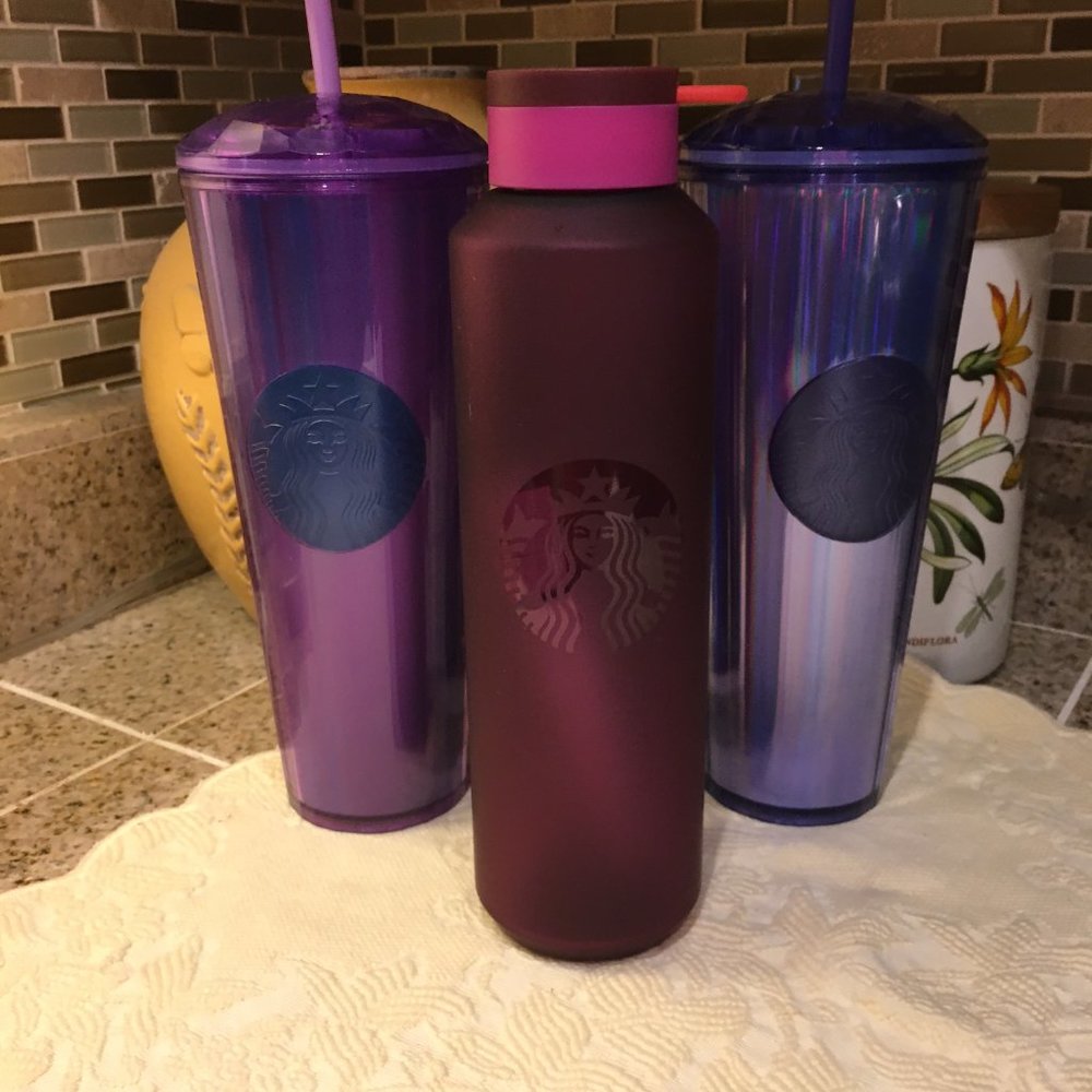 Set of 3 NWT Starbucks Cups